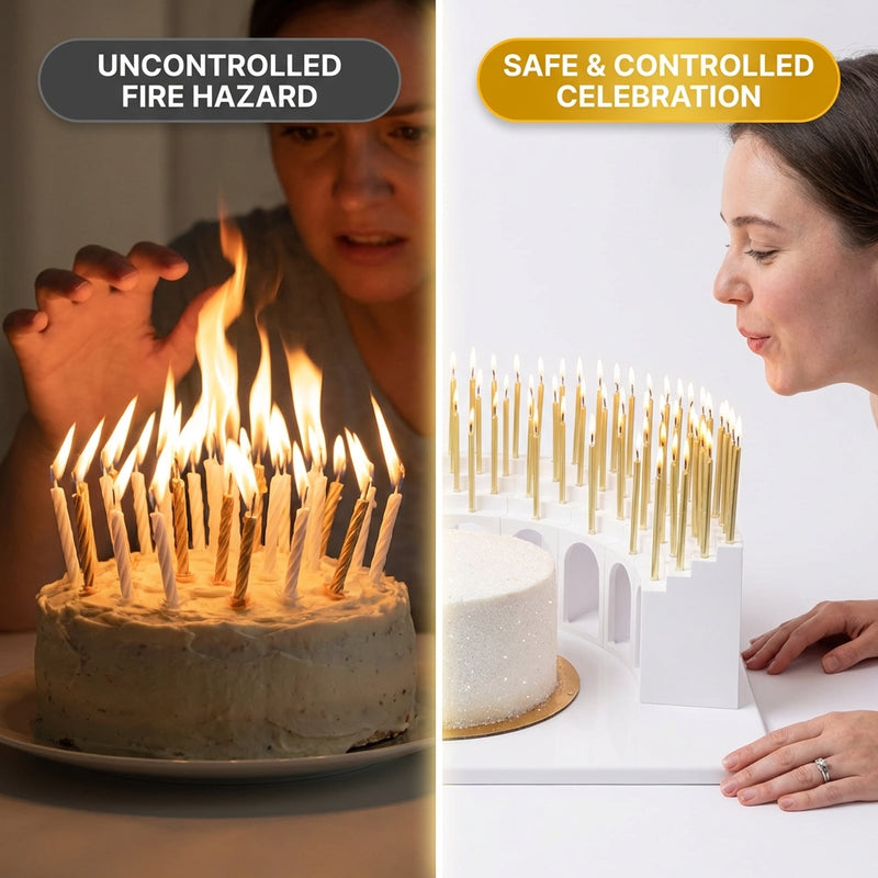 Stop Worrying About Fire Hazards With That Many Candles