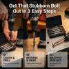 Alden 8440P Grabit® Pro Broken Bolt & Damaged Screw Extractor 4 Piece Kit