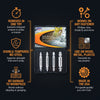 Alden 8440P Grabit® Pro Broken Bolt & Damaged Screw Extractor 4 Piece Kit