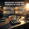 Alden 8440P Grabit® Pro Broken Bolt & Damaged Screw Extractor 4 Piece Kit