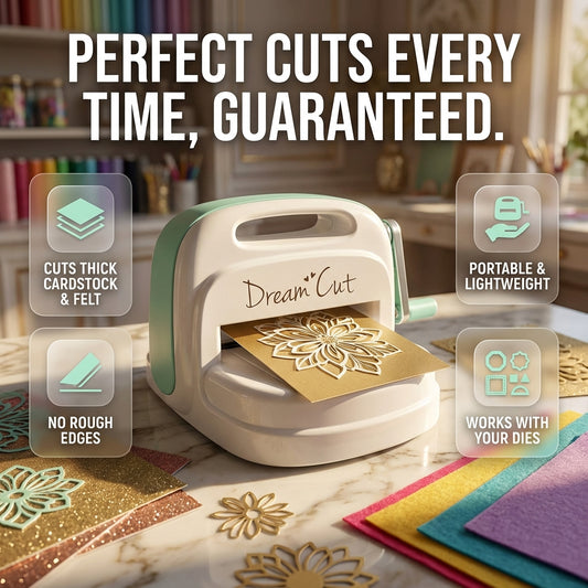 Itsy Bitsy Dream Cut Machine One Piece | 14.8cm Edge-to-Edge Cutting | Cardmaking, Scrapbooking, Home Decor, DIY Crafts