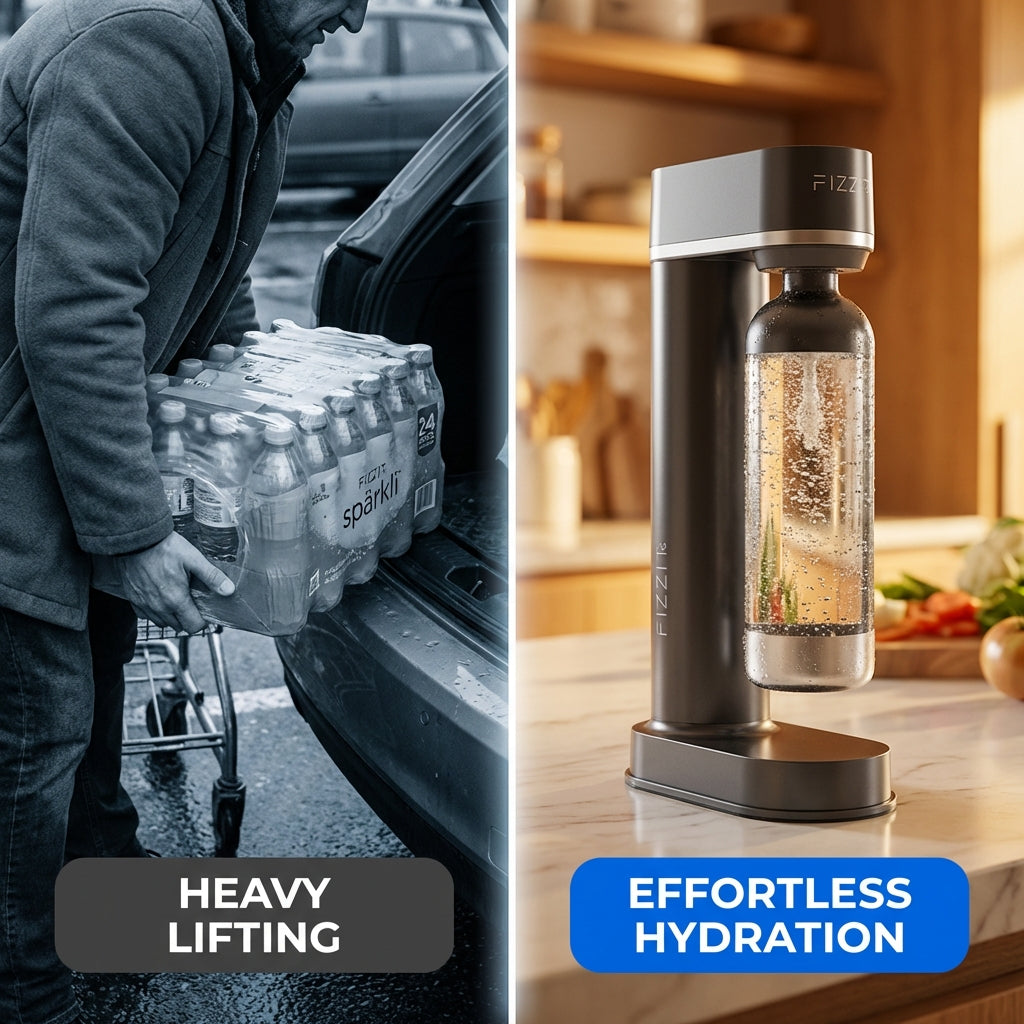 FIZZIT™ Spärklï Carbonated Water Soda Maker with Stainless Steel Bottle