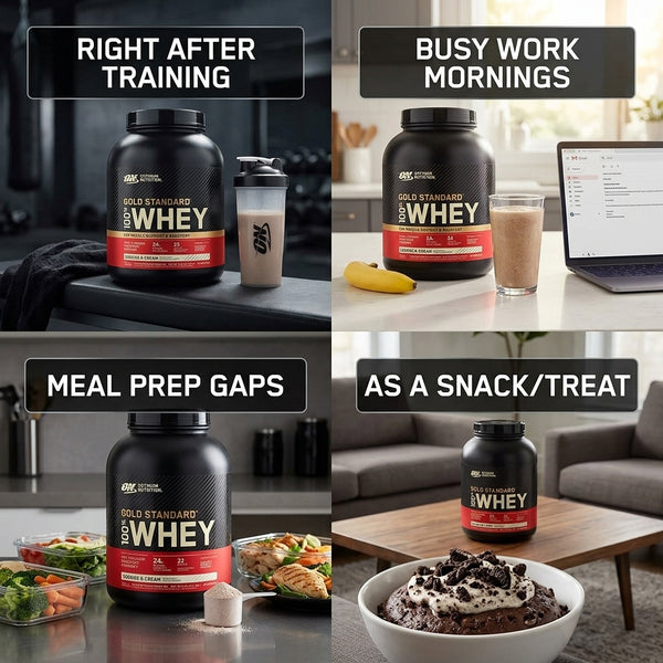 When To Use The Gold Standard 100% Whey