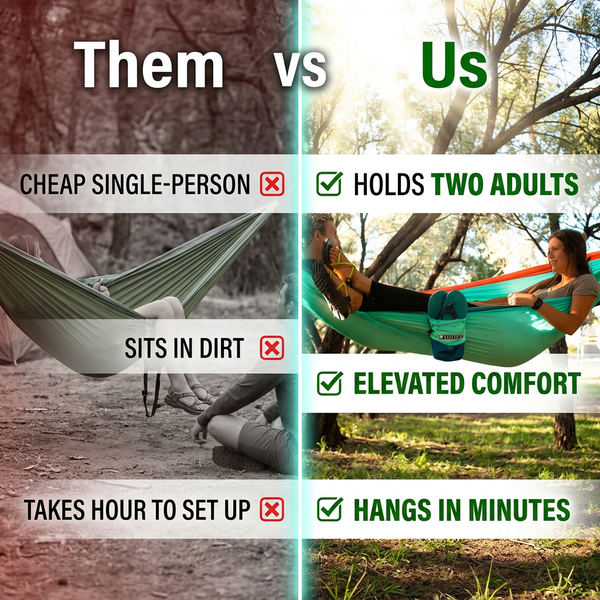 Why The Bear Butt Double Hammock Is Superior To Alternatives